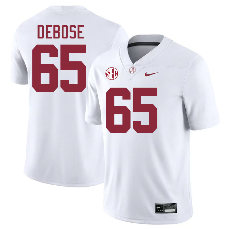 Micah DeBose Alabama Jersey,University Of Alabama Crimson Tide Football Jersey,Uniforms-White